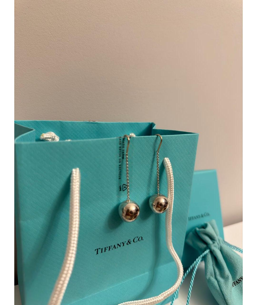 TIFFANY&CO Серебряные серебряные серьги, фото 2