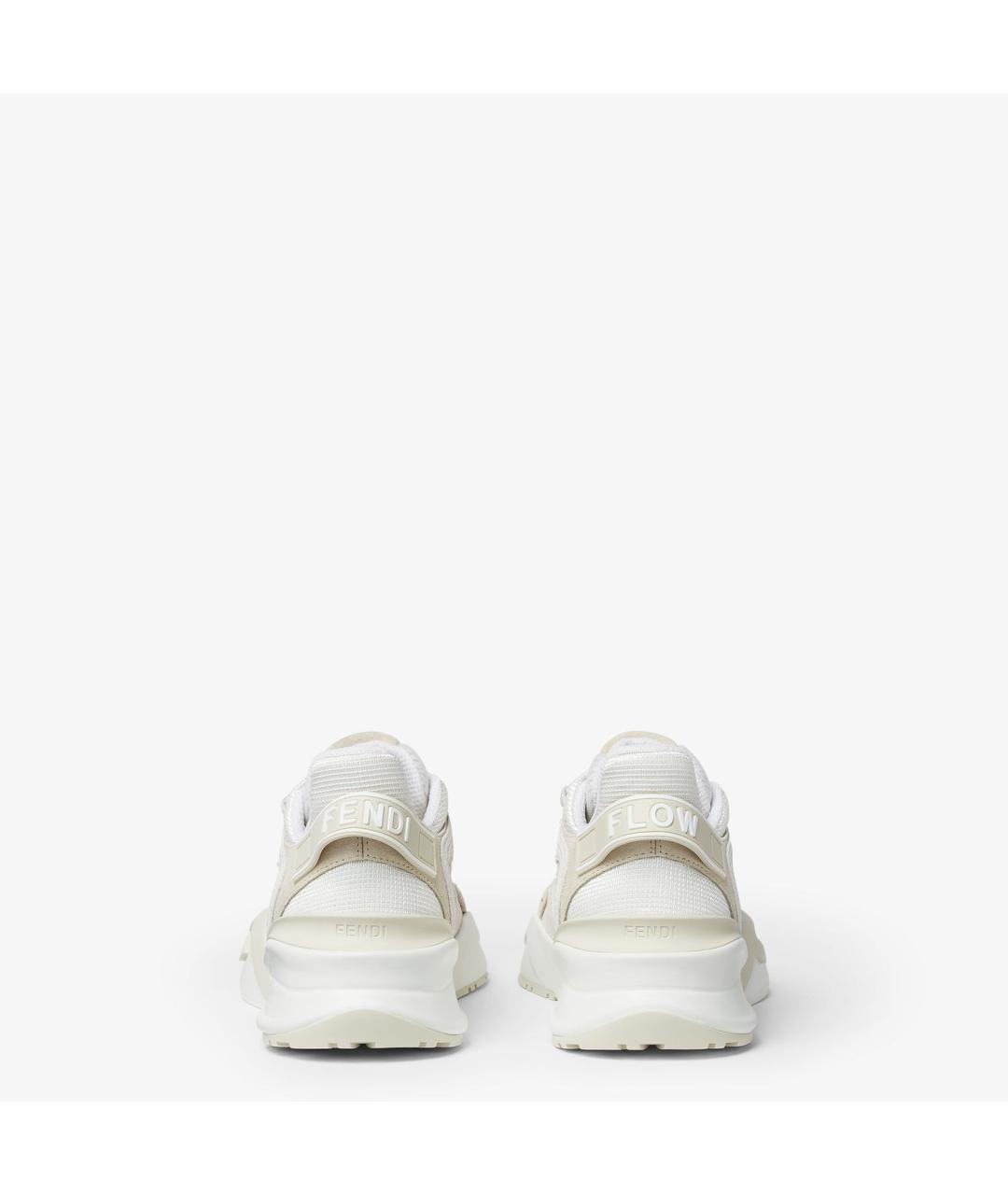 FENDI Белые кроссовки, фото 3