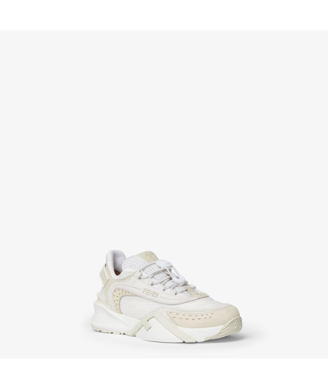FENDI Белые кроссовки, фото 2