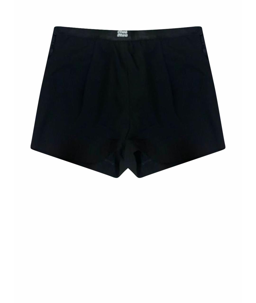 MIU MIU Черные шорты, фото 1