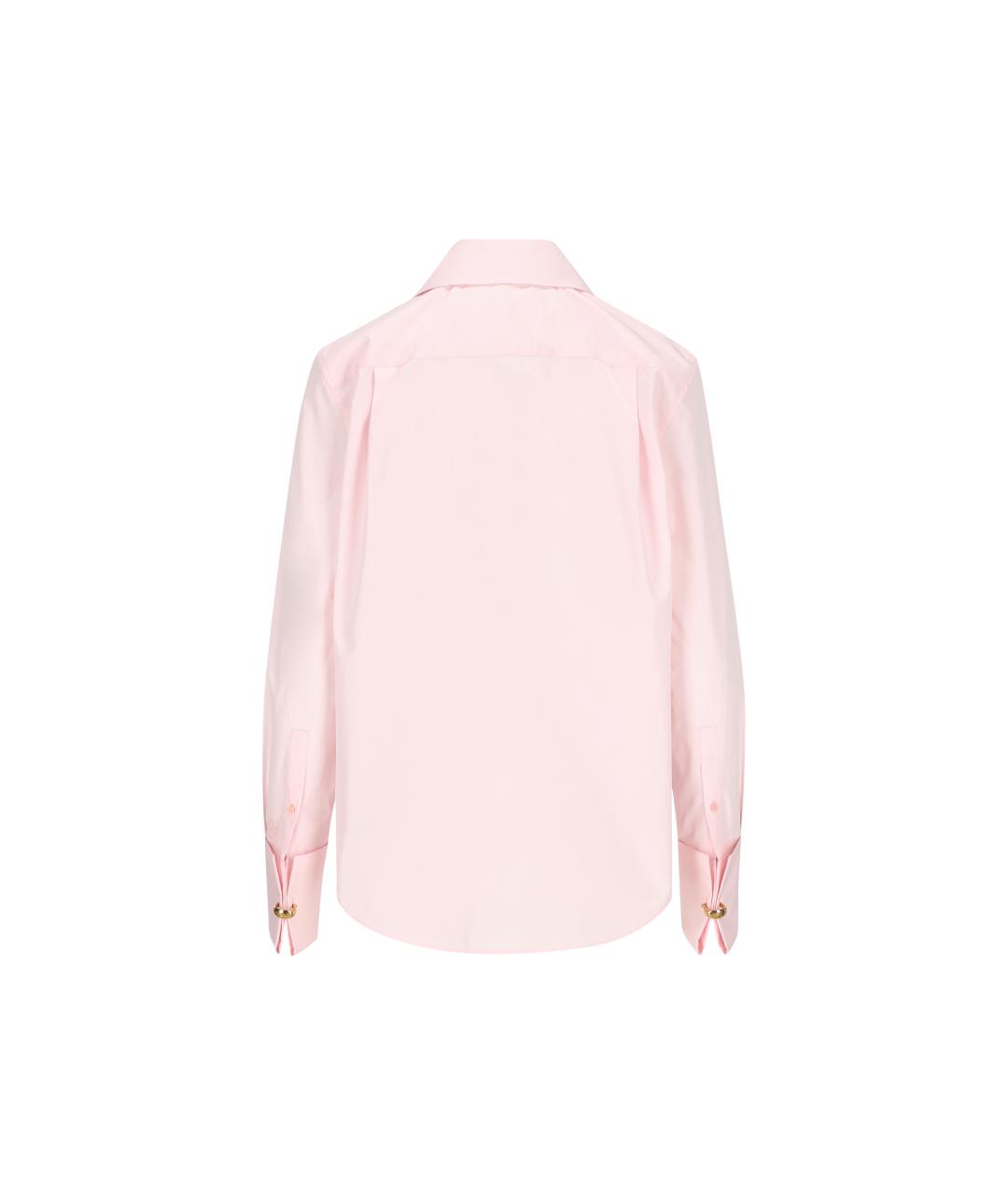 LOEWE Розовая хлопковая рубашка, фото 3