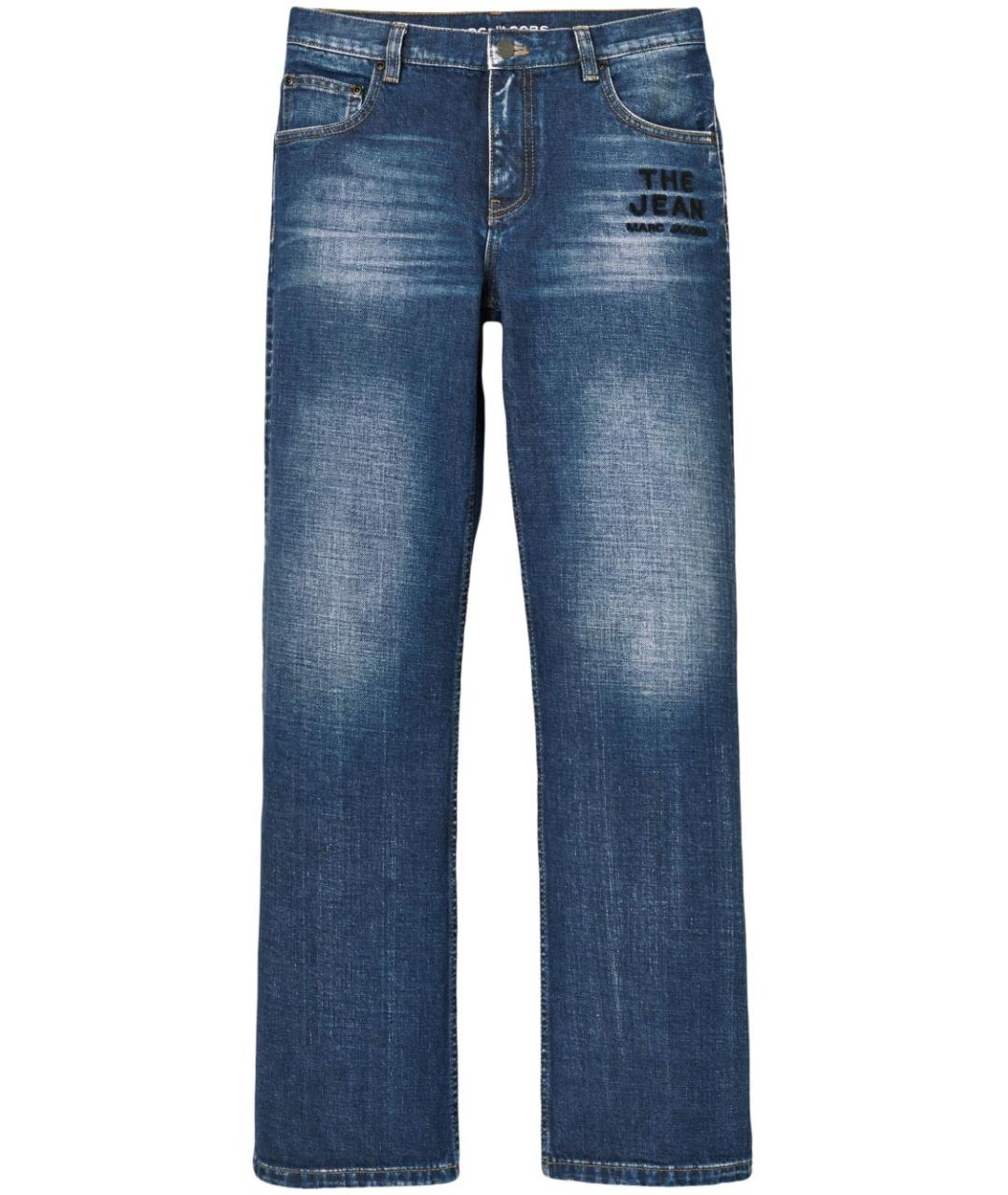 MARC JACOBS Синие хлопковые прямые джинсы, фото 1