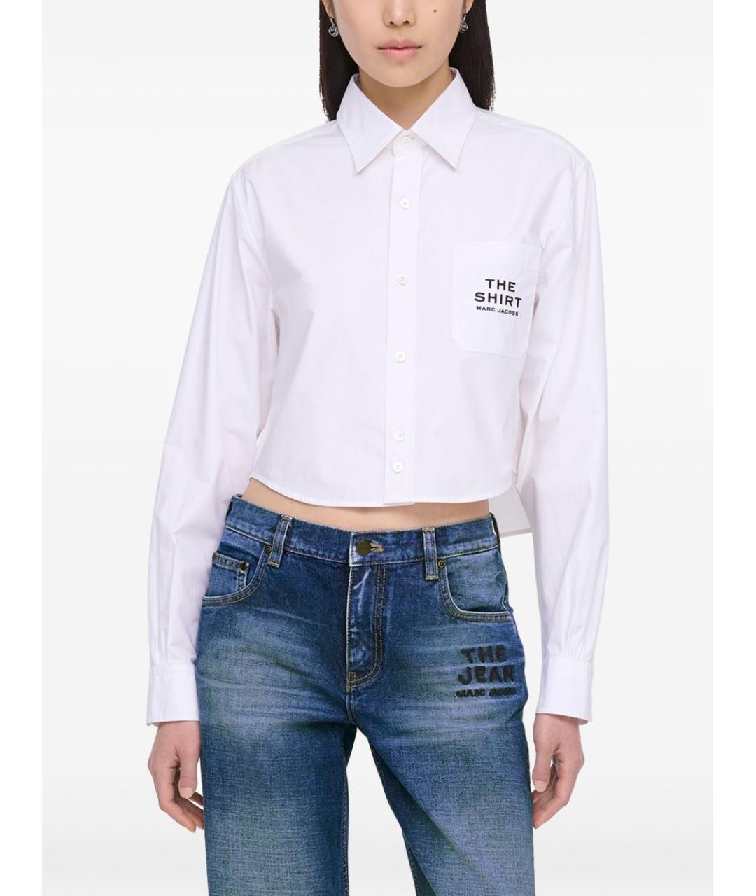 MARC JACOBS Белая хлопковая рубашка, фото 5