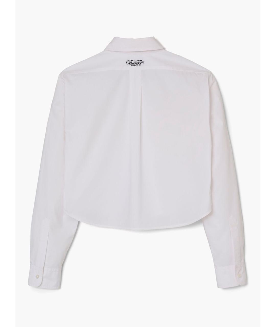 MARC JACOBS Белая хлопковая рубашка, фото 3