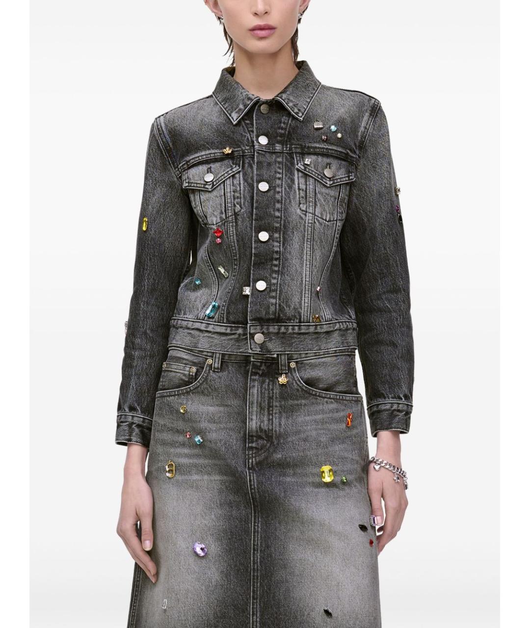 MARC JACOBS Черная хлопковая куртка, фото 4