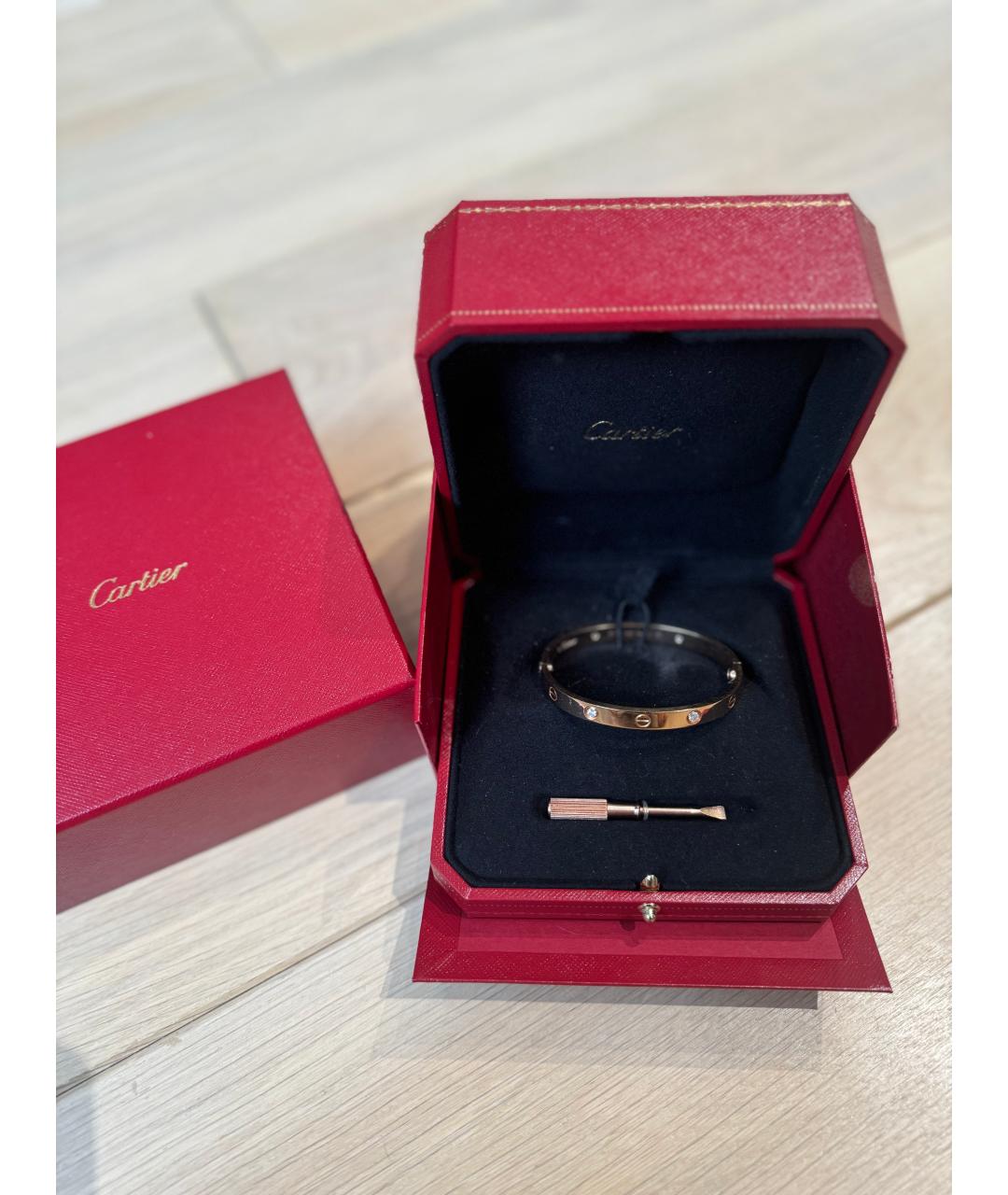 CARTIER Золотой браслет из розового золота, фото 2