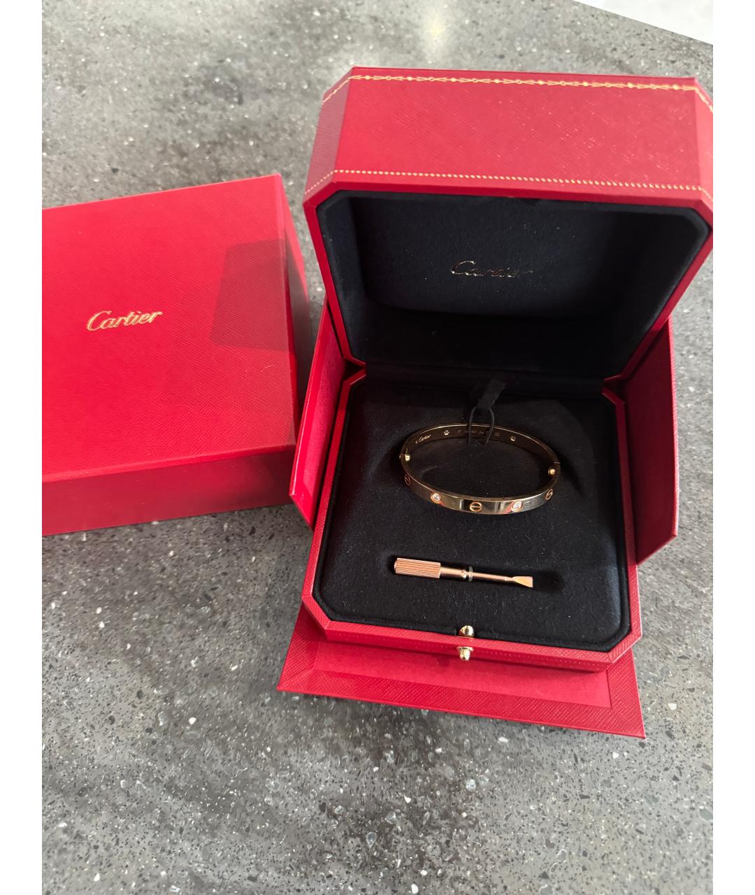 CARTIER Золотой браслет из розового золота, фото 3