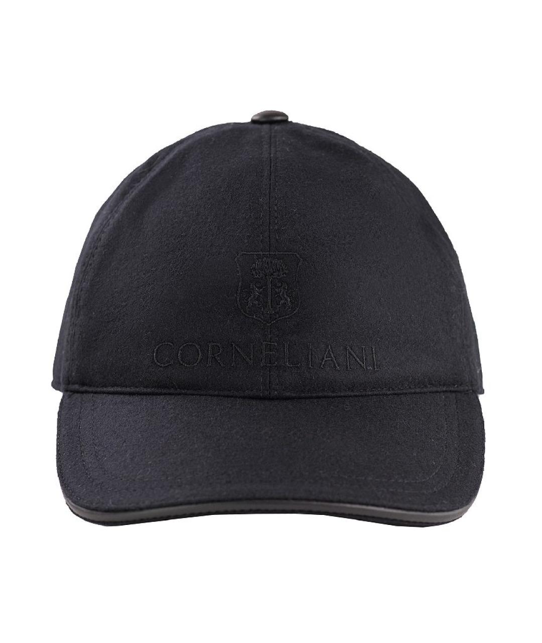 CORNELIANI Черная шерстяная кепка/бейсболка, фото 4