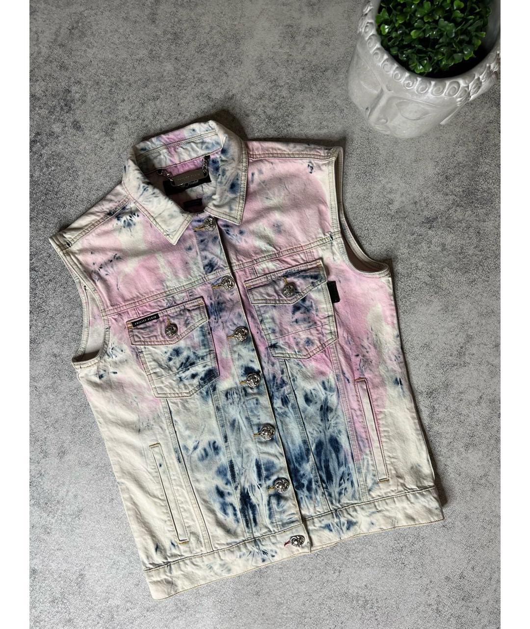 PHILIPP PLEIN Мульти хлопковый жилет, фото 9