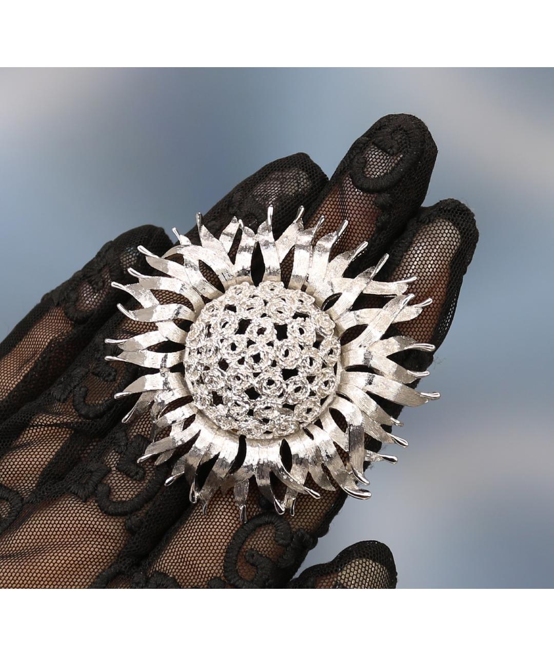 MONET Серебряная металлическая булавка / брошь, фото 2