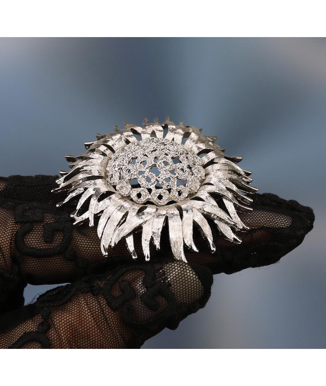 MONET Серебряная металлическая булавка / брошь, фото 3