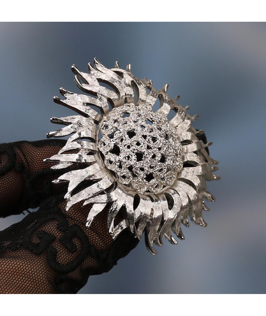 MONET Серебряная металлическая булавка / брошь, фото 6