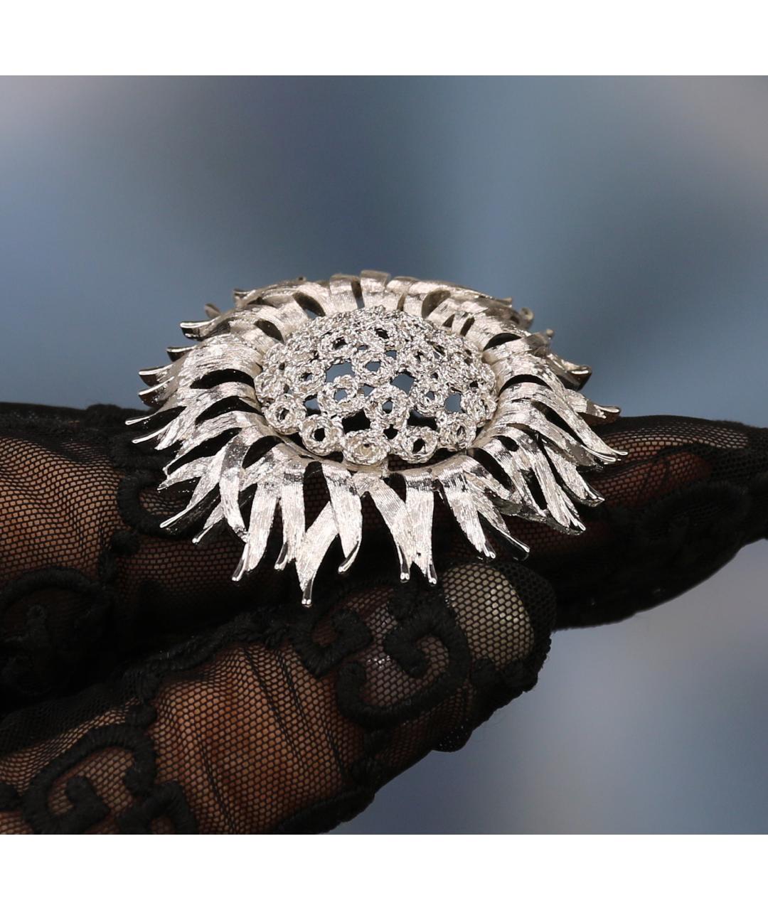 MONET Серебряная металлическая булавка / брошь, фото 4