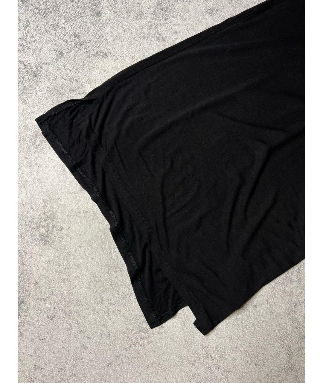 T BY ALEXANDER WANG Черное вискозное платье, фото 3