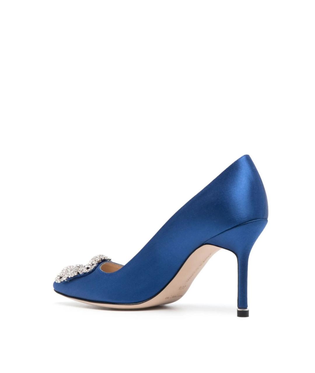 MANOLO BLAHNIK Синие туфли, фото 4