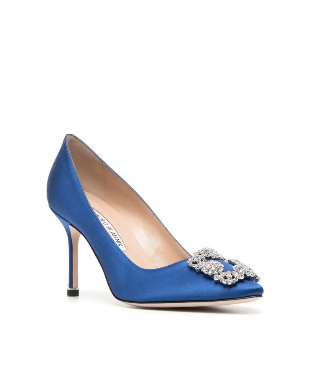 MANOLO BLAHNIK Синие туфли, фото 3