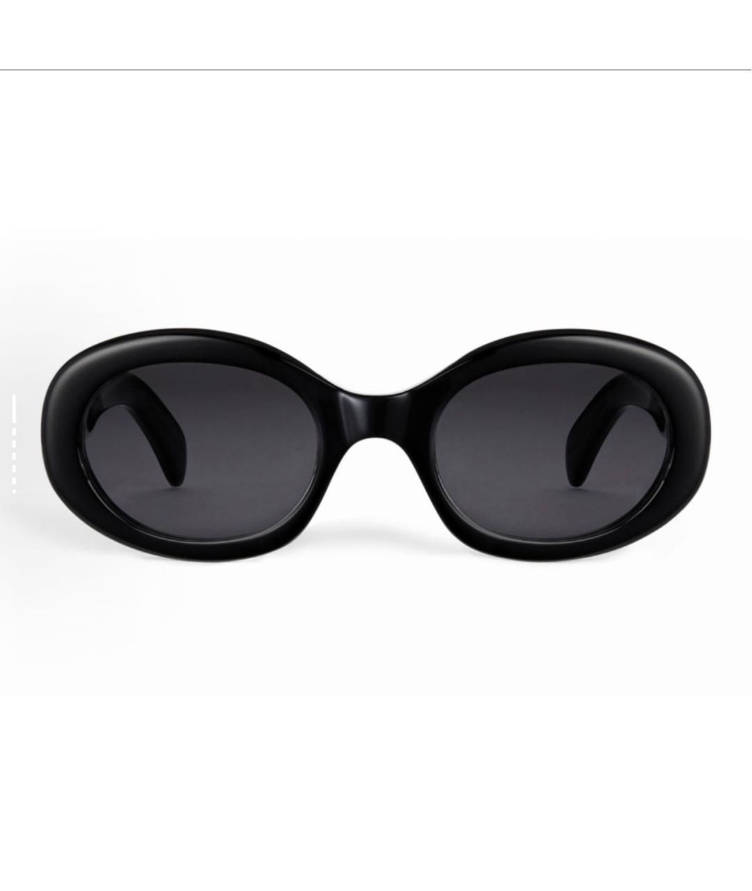 CELINE Черные пластиковые солнцезащитные очки, фото 2
