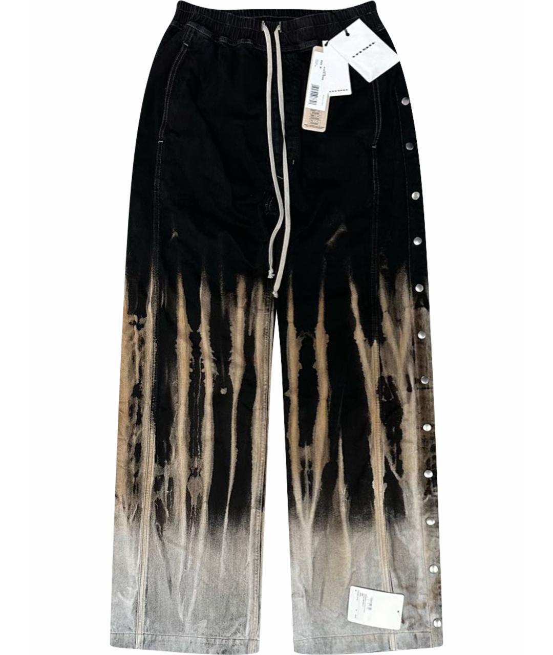 RICK OWENS DRKSHDW Мульти хлопковые повседневные брюки, фото 1