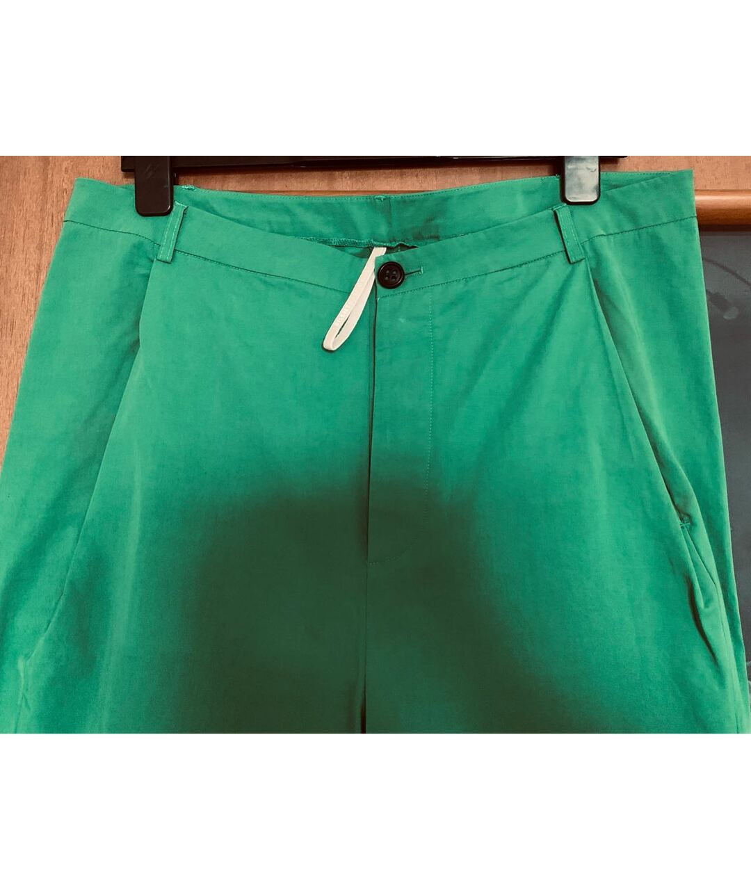 DAMIR DOMA Зеленые хлопковые брюки чинос, фото 3