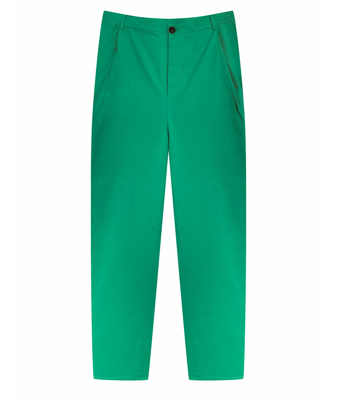 DAMIR DOMA Зеленые хлопковые брюки чинос, фото 1