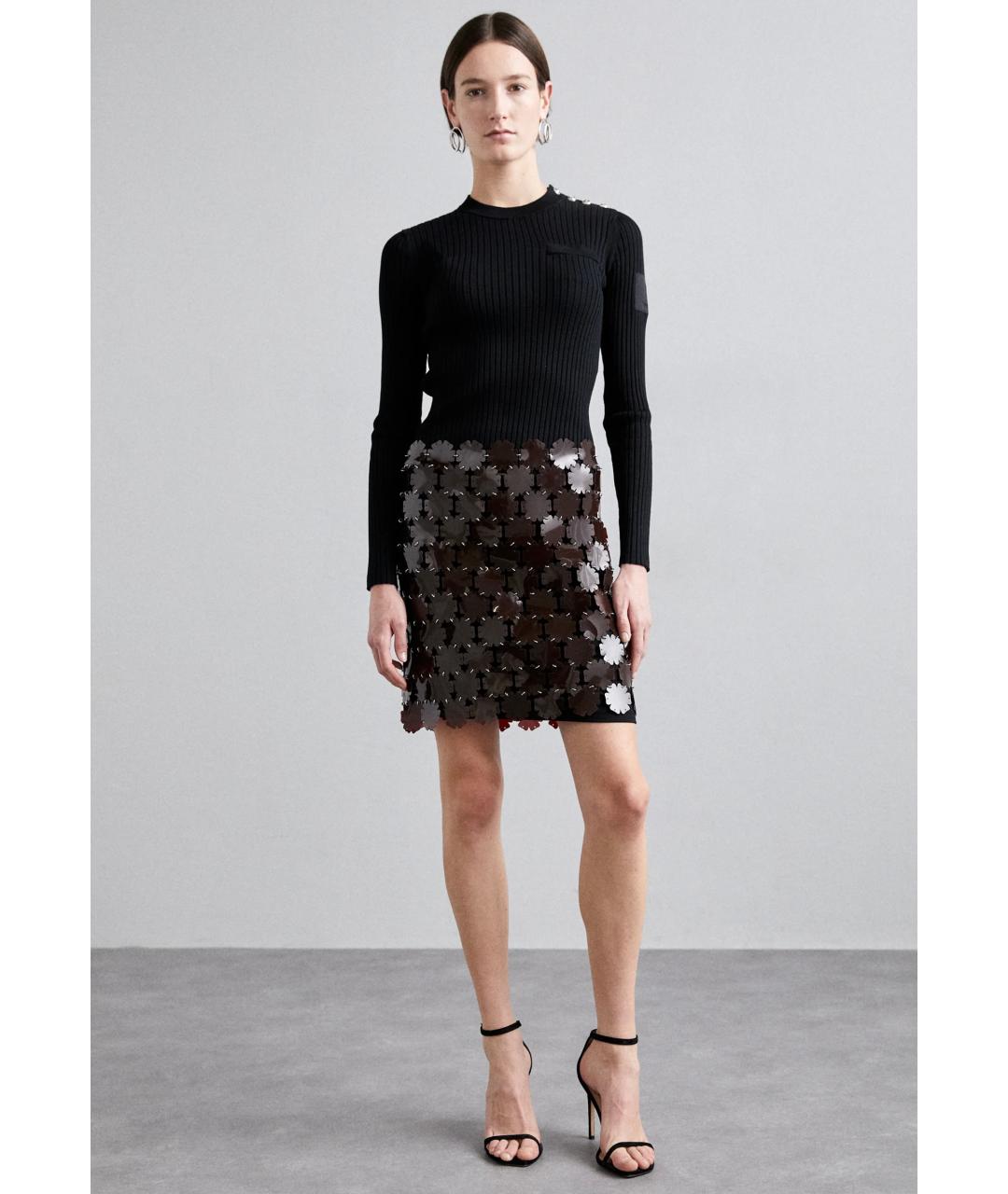 PACO RABANNE Красная юбка мини, фото 2