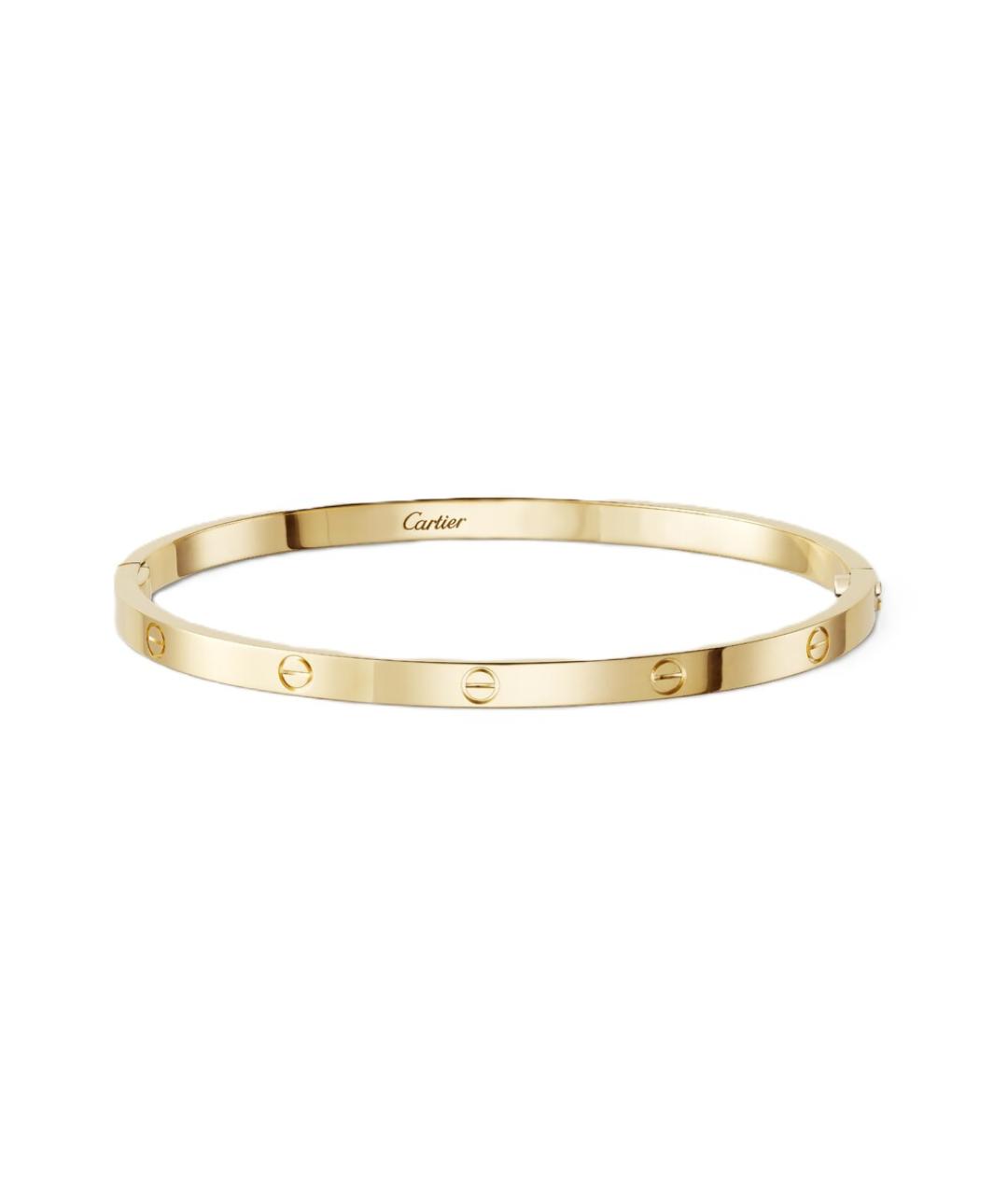 CARTIER Золотой браслет из желтого золота, фото 1