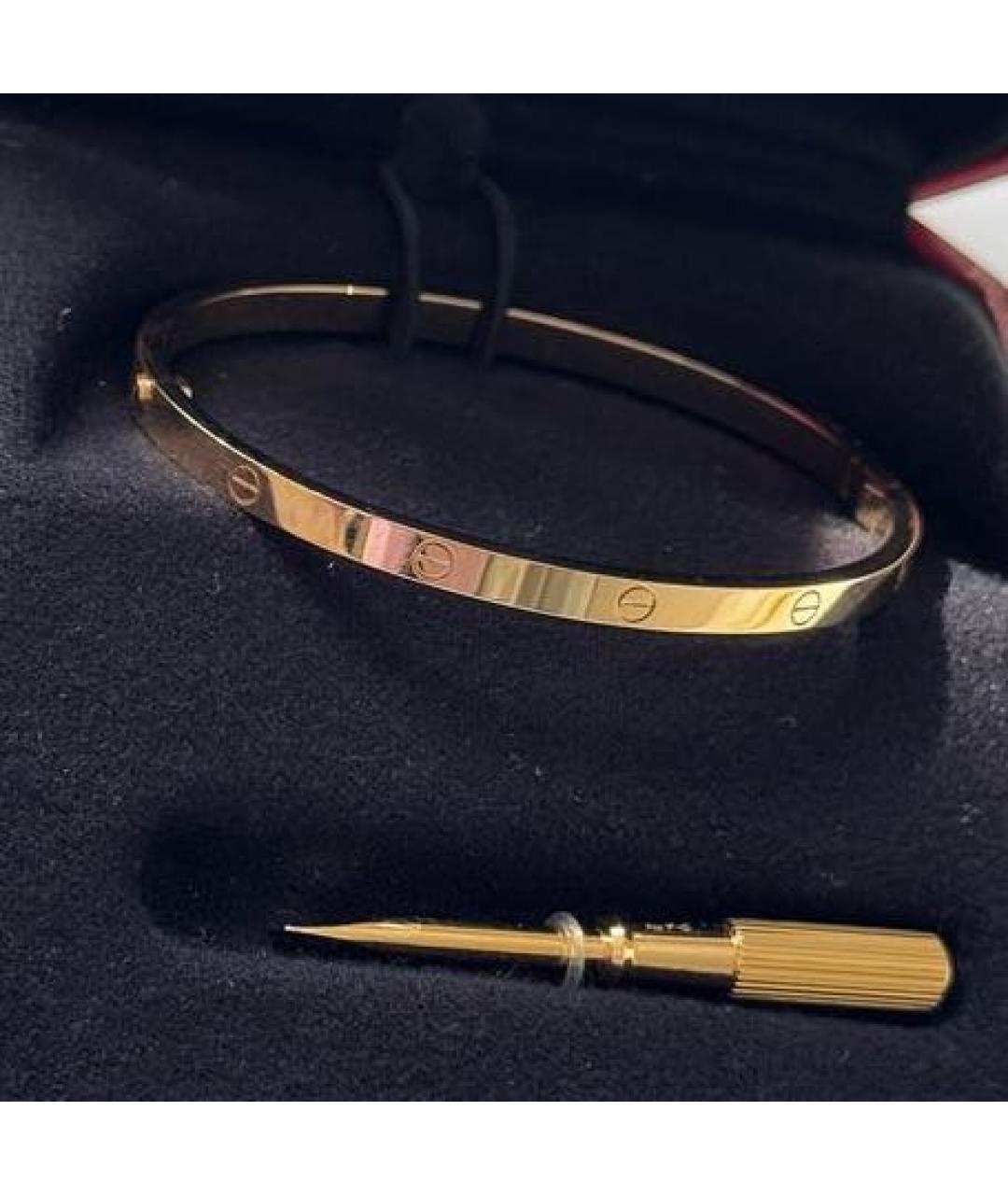 CARTIER Золотой браслет из желтого золота, фото 5