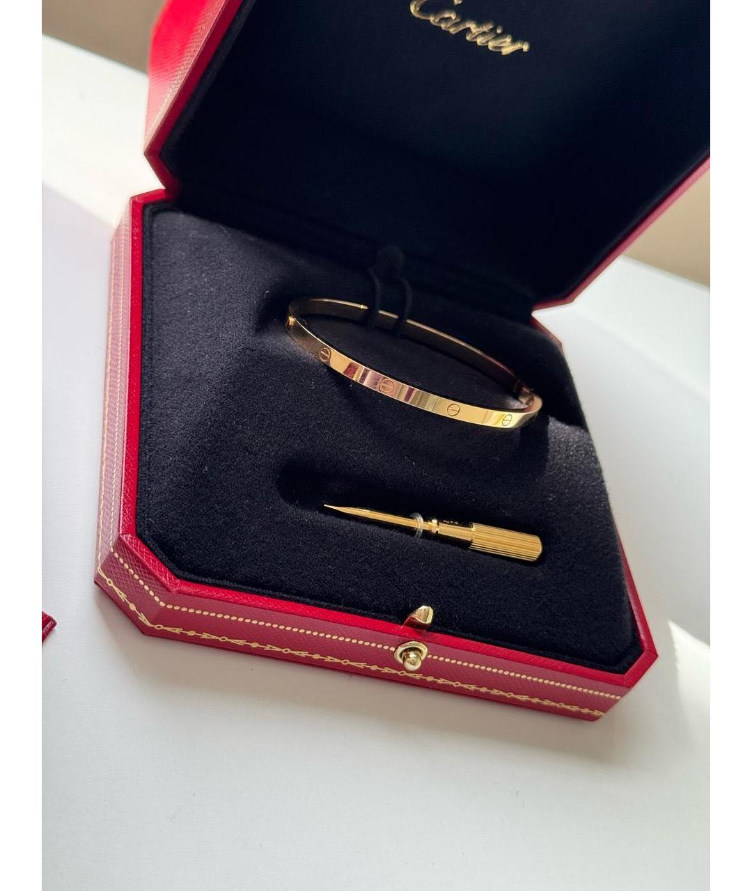 CARTIER Золотой браслет из желтого золота, фото 3