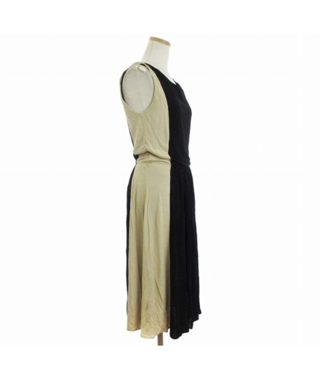 MAX MARA STUDIO Черное вискозное повседневное платье, фото 5
