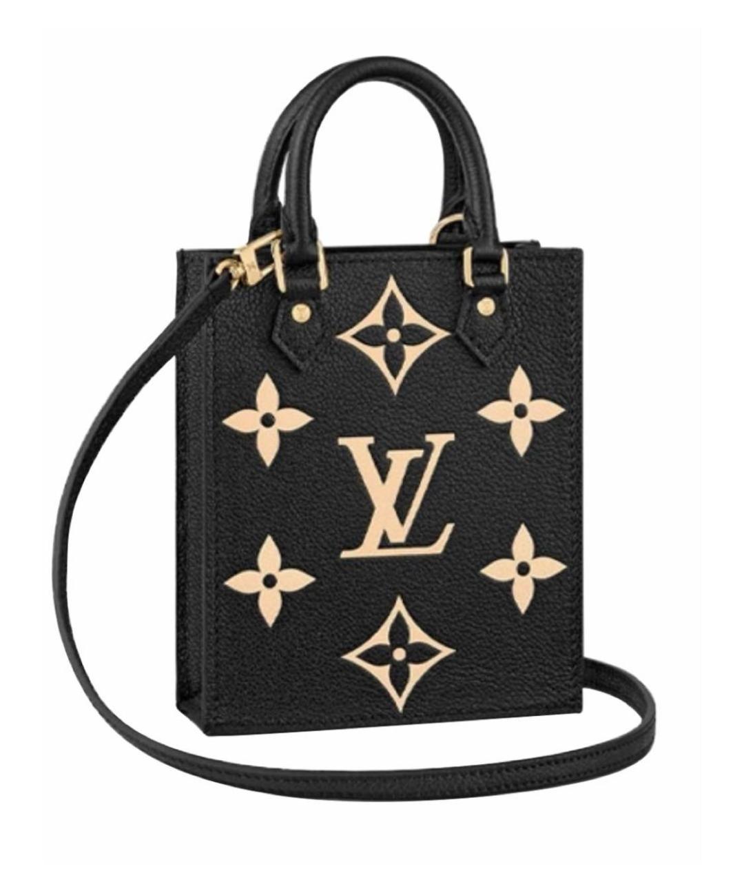 LOUIS VUITTON Черная сумка с короткими ручками, фото 1