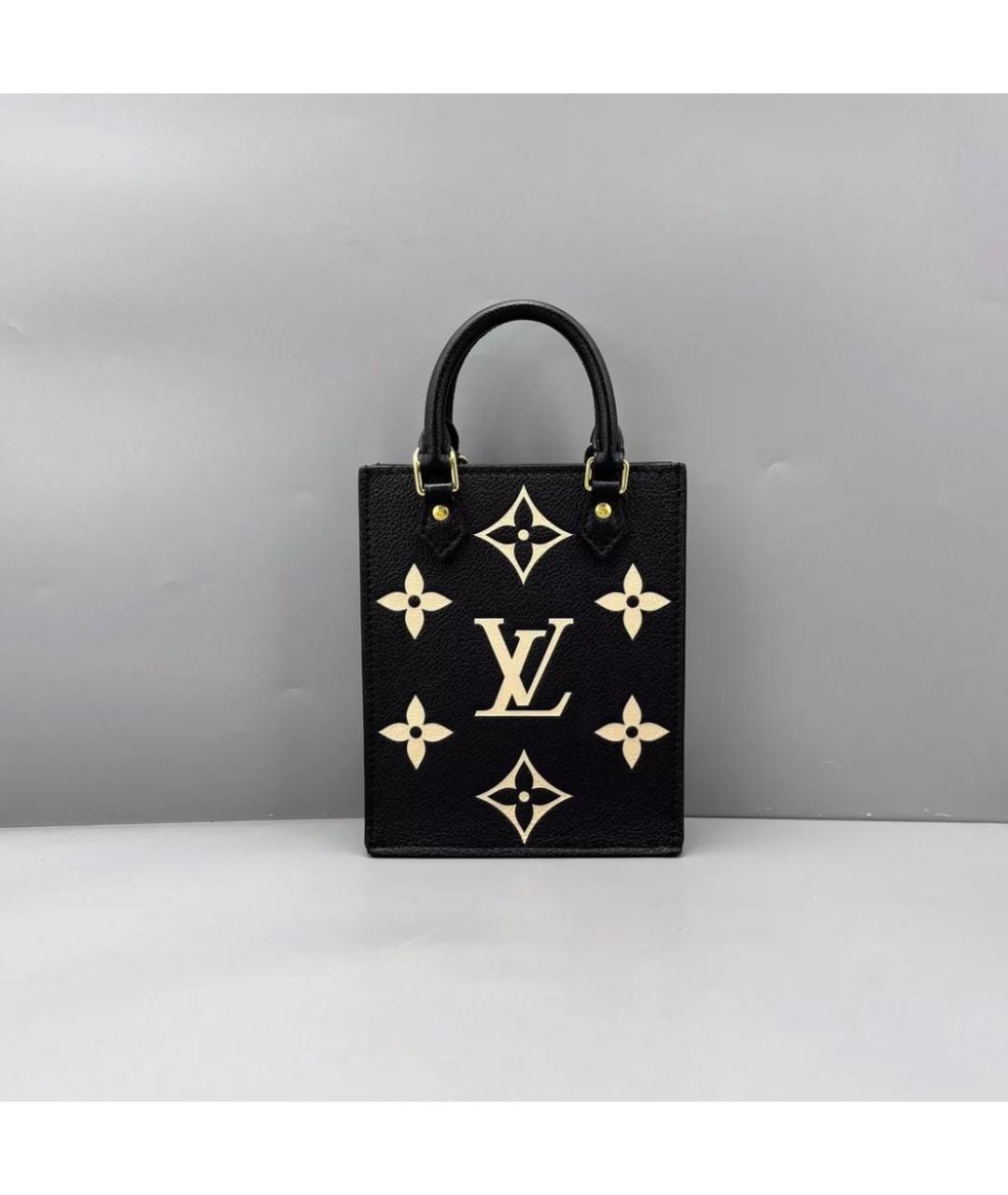 LOUIS VUITTON Черная сумка с короткими ручками, фото 3