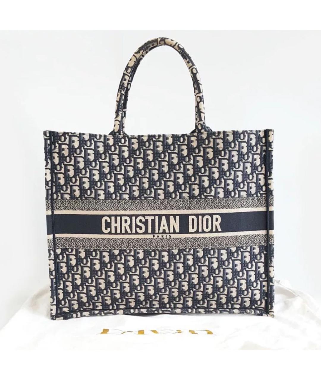 CHRISTIAN DIOR Жаккардовая сумка тоут, фото 2