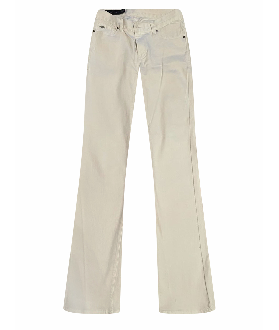 ARMANI EXCHANGE Белые хлопковые джинсы клеш, фото 1