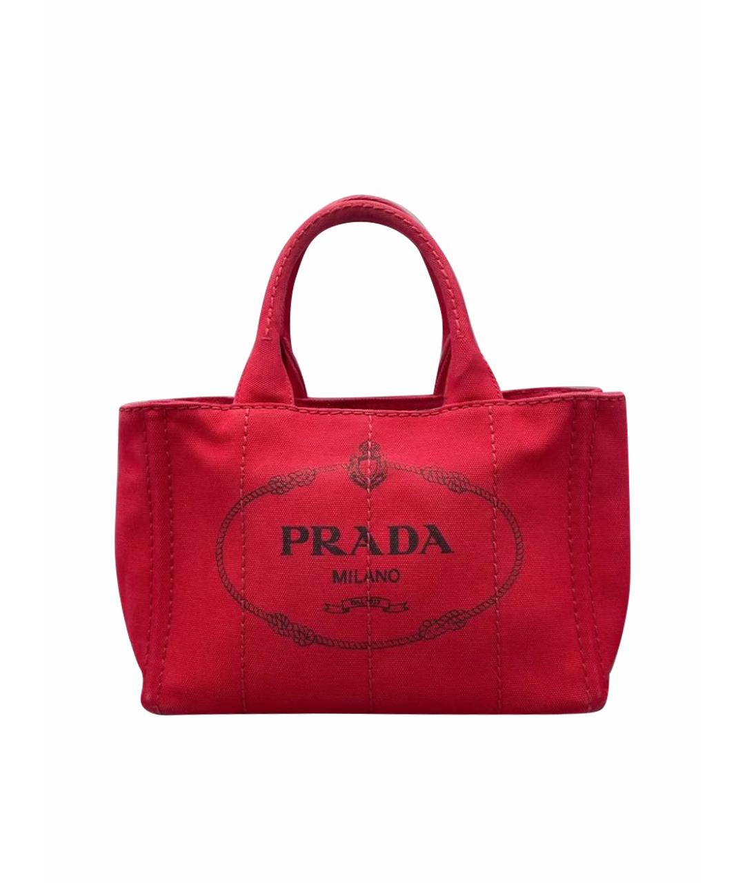 PRADA Красная сумка тоут, фото 1