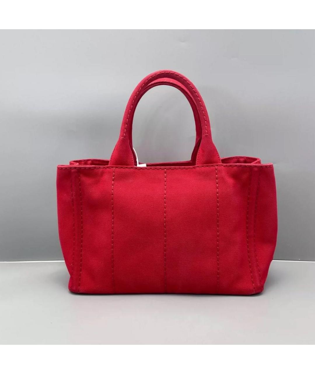 PRADA Красная сумка тоут, фото 3