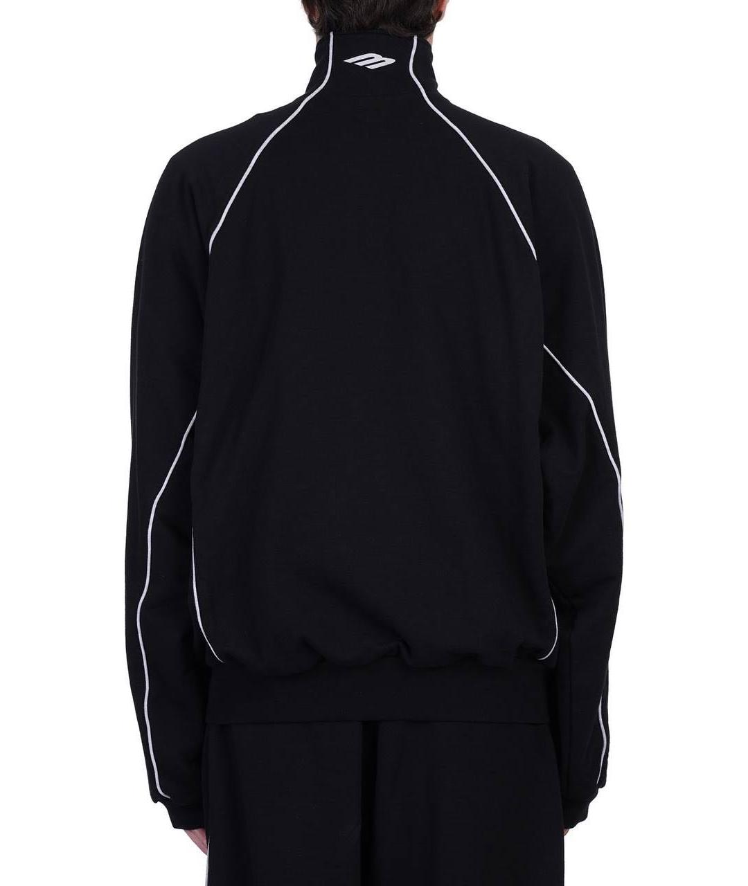BALENCIAGA Черная хлопковая куртка, фото 5