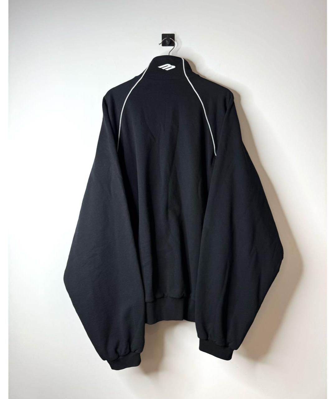 BALENCIAGA Черная хлопковая куртка, фото 3