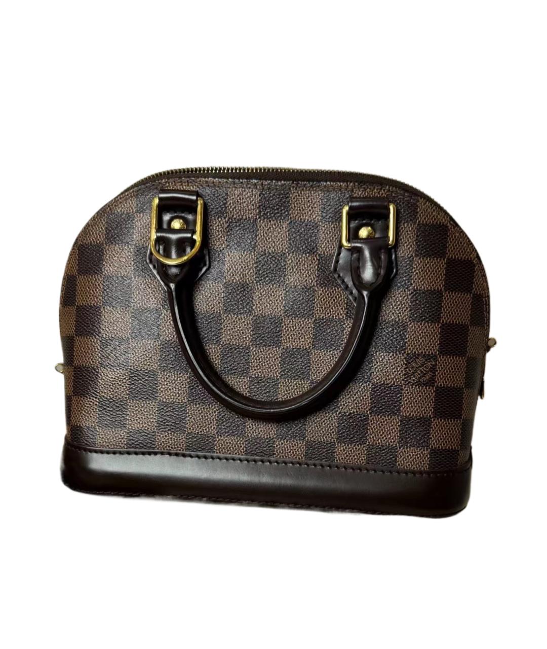 LOUIS VUITTON Коричневая сумка с короткими ручками, фото 10