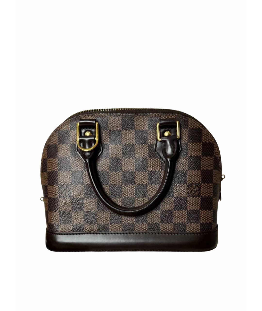 LOUIS VUITTON Коричневая сумка с короткими ручками, фото 1