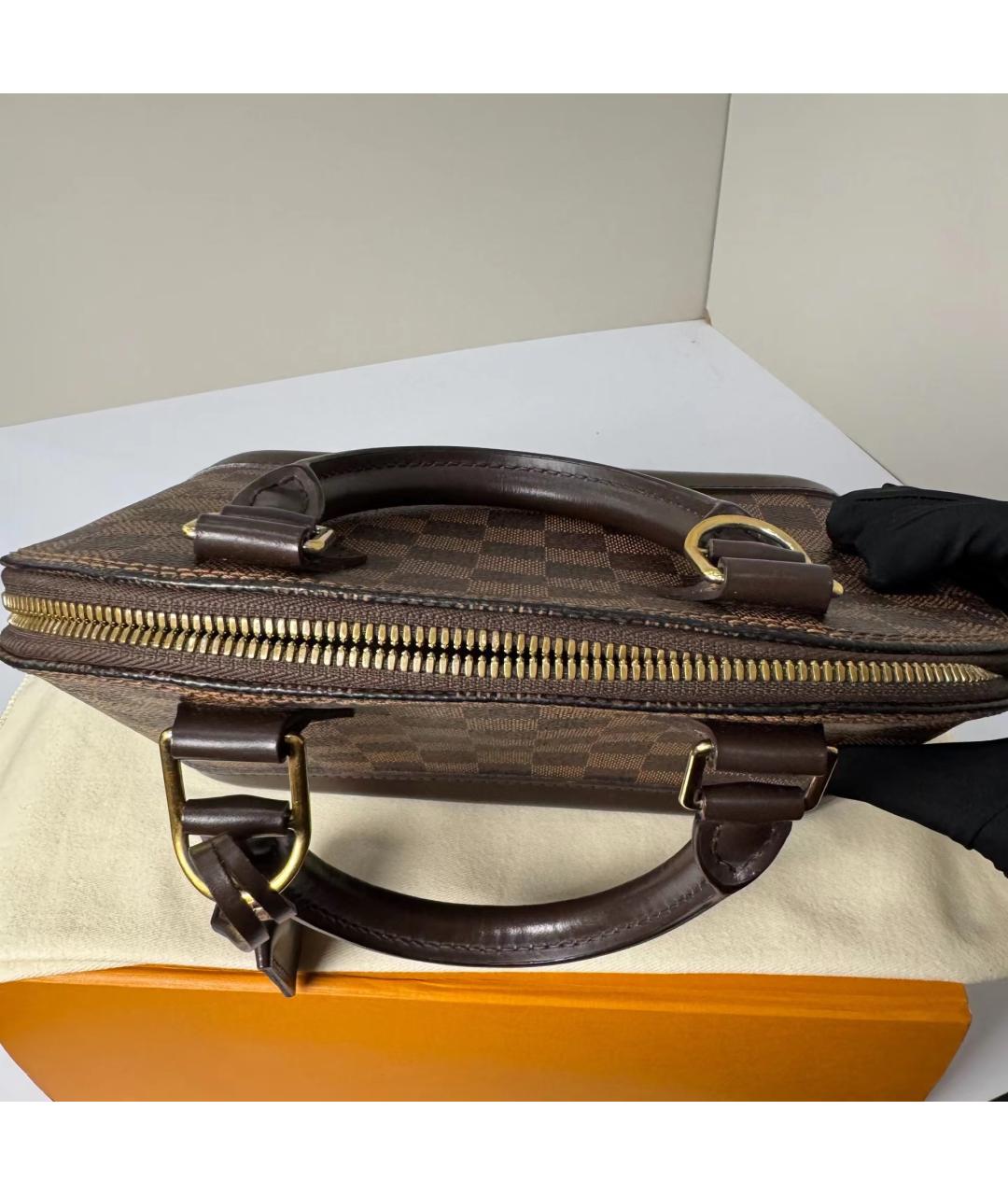 LOUIS VUITTON Коричневая сумка с короткими ручками, фото 5