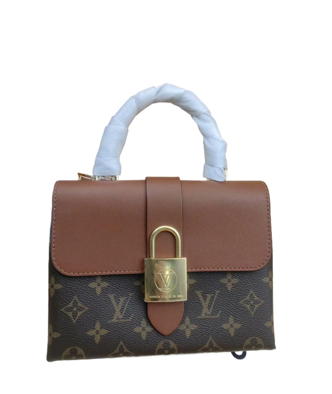 LOUIS VUITTON Коричневая сумка с короткими ручками, фото 8