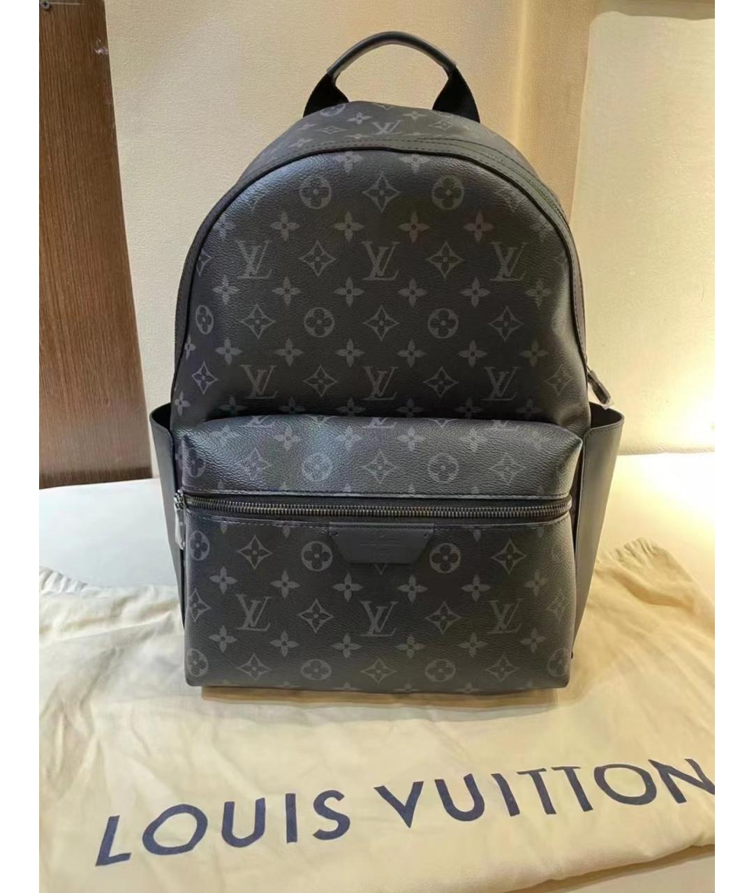 LOUIS VUITTON Черный рюкзак, фото 2