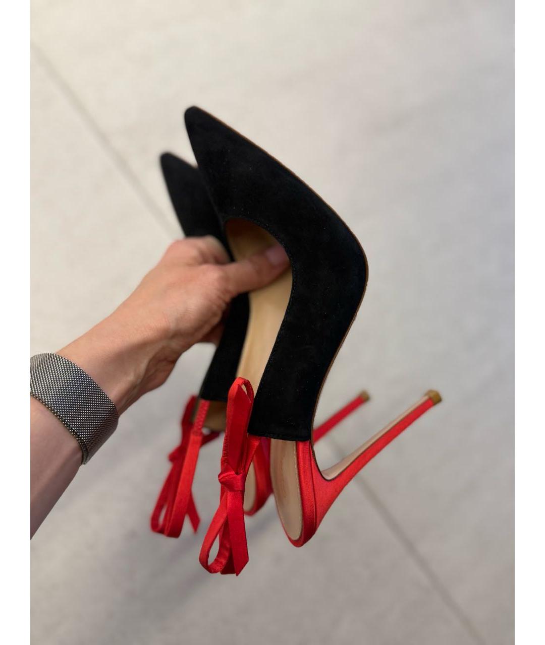 GIANVITO ROSSI Черные кожаные туфли, фото 3