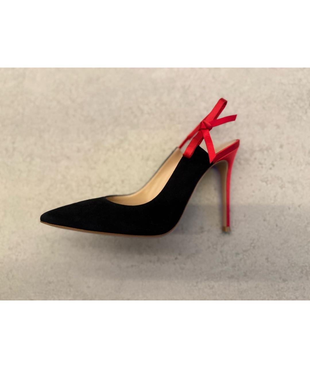 GIANVITO ROSSI Черные кожаные туфли, фото 4