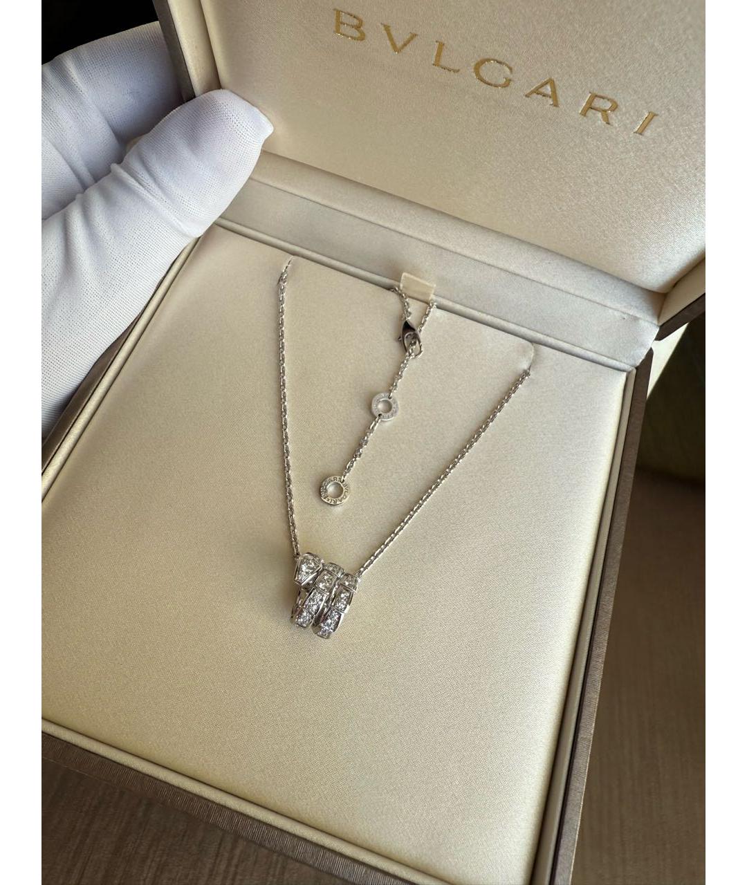 BVLGARI Подвеска из белого золота, фото 4