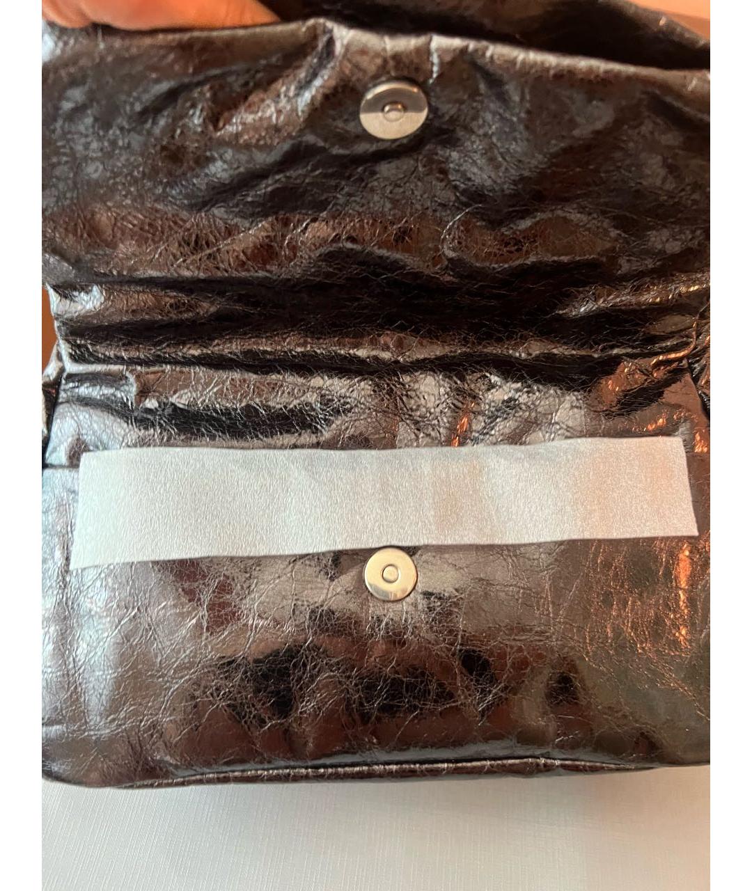 BALENCIAGA Сумка через плечо из лакированной кожи, фото 3
