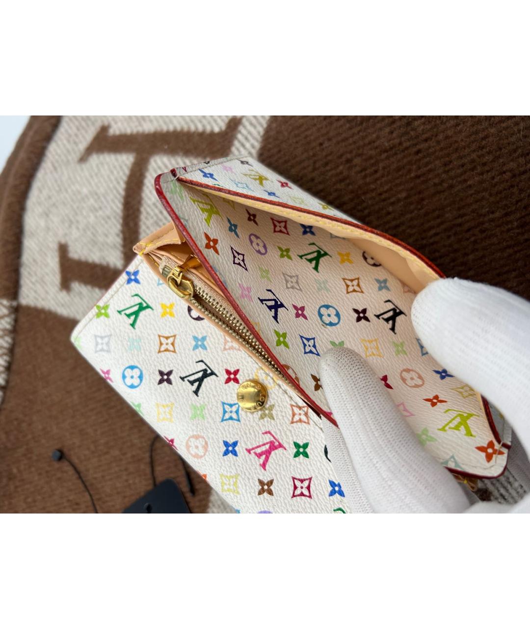 LOUIS VUITTON Мульти кожаный кошелек, фото 8