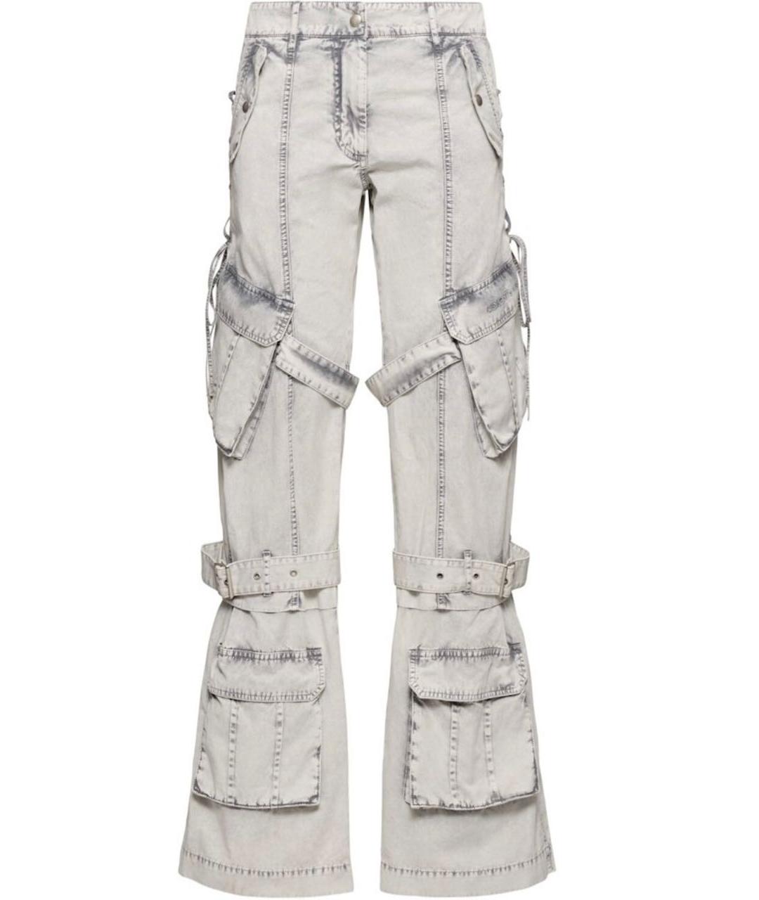 ACNE STUDIOS Белые прямые джинсы, фото 1