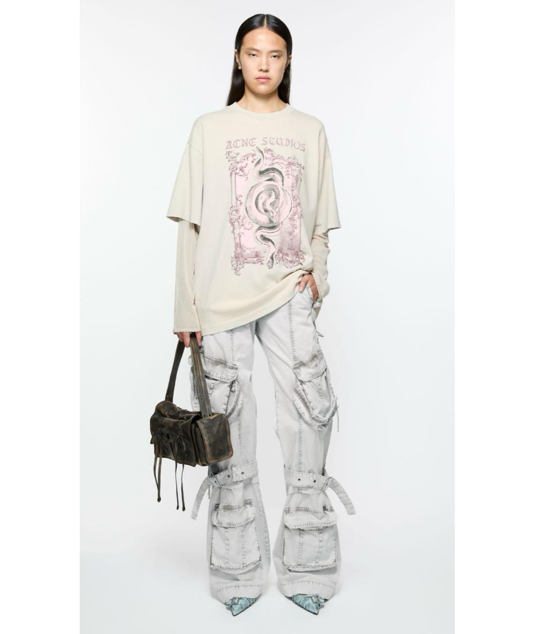 ACNE STUDIOS Белые прямые джинсы, фото 6