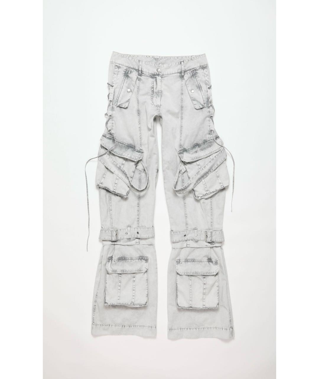 ACNE STUDIOS Белые прямые джинсы, фото 3